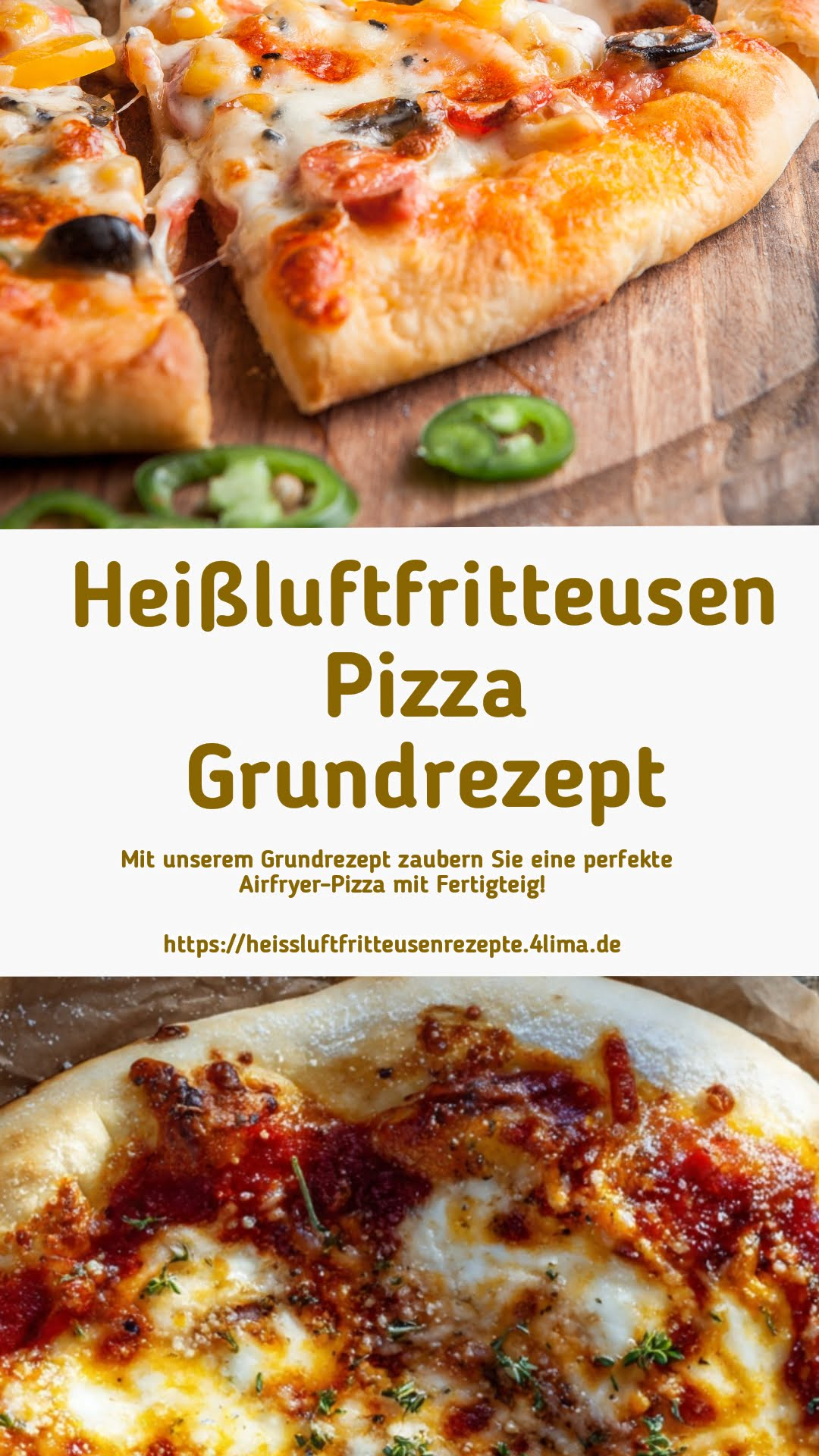Appetitliche Pizza aus der Heißluftfritteuse – goldbraun, knusprig und perfekt für Instagram
