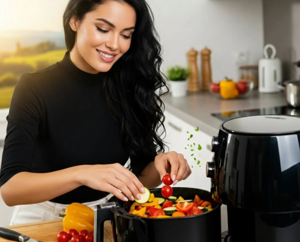 Heißluftfritteusen Gemüse Zubereitung