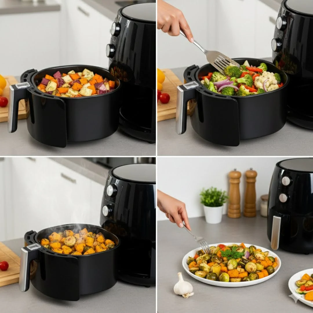 Heißluftfritteusen Gemüse Zubereitung