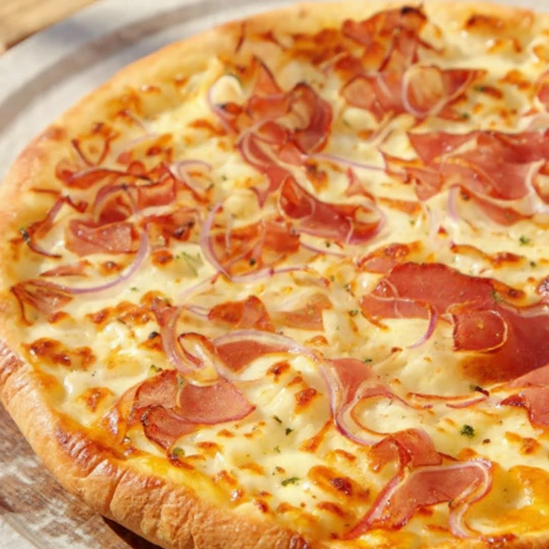 KusperigePizzza, zubereitet in der Heißluftfritteuse