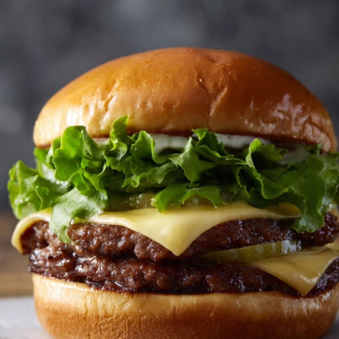 Shake Shack Burger, zubereitet in der Heißluftfritteuse