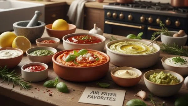 Selbstgemachte Saucen mit der Heißluftfritteuse