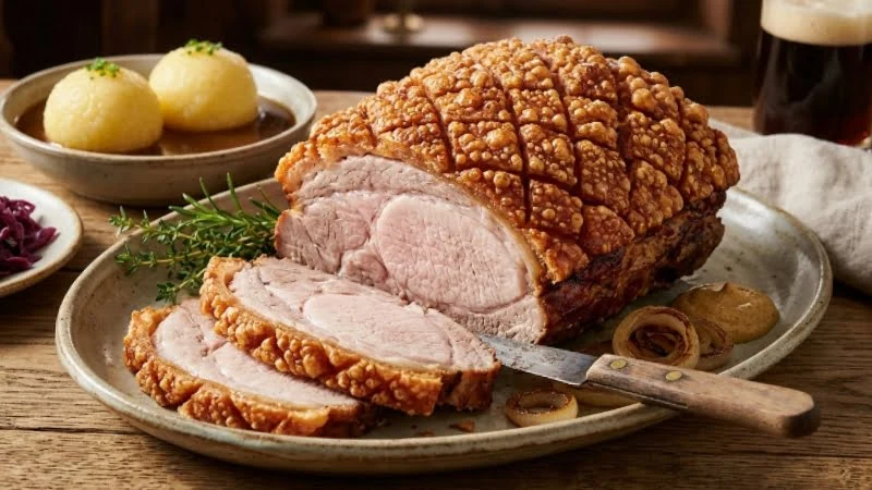 Knuspriger Schweinebraten aus dem Airfryer