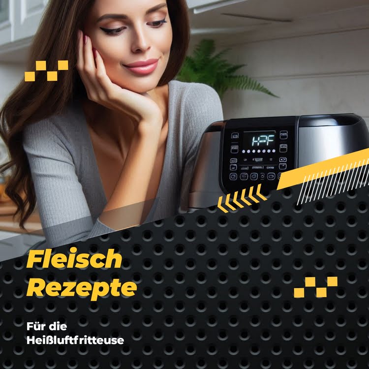  Nach der Zubereitung von Fleisch und Wurst betrachtet Sie Ihre Airfryer