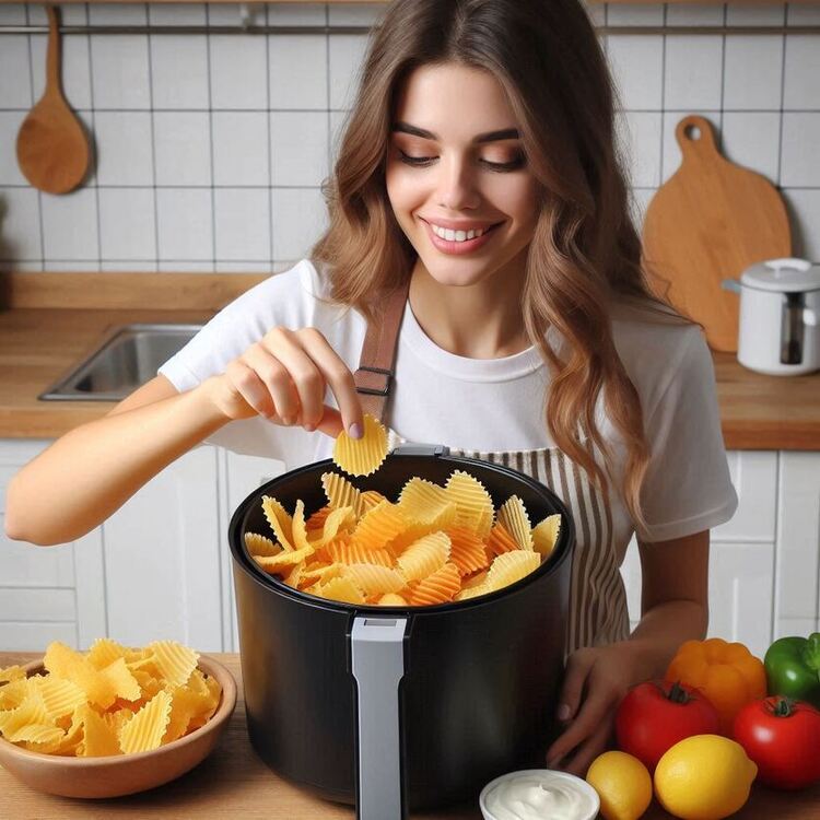  Snacks in der Heißluftfritteuse zubereiten