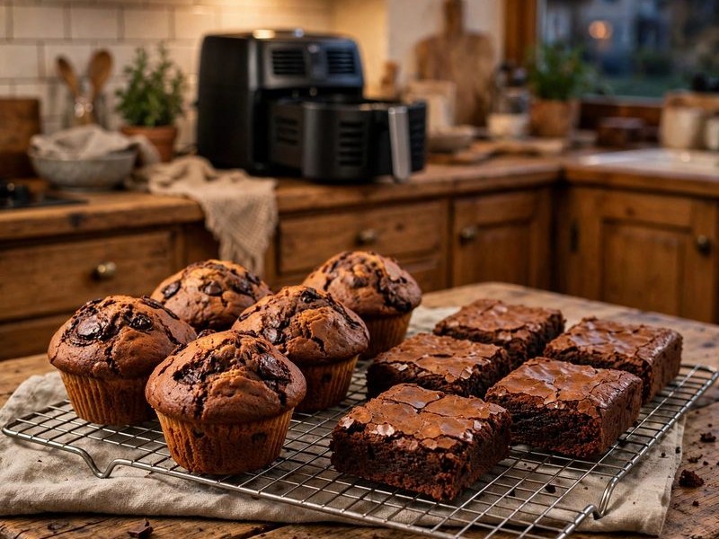 Backen im Airfryer – Muffins, Brownies und Kuchen