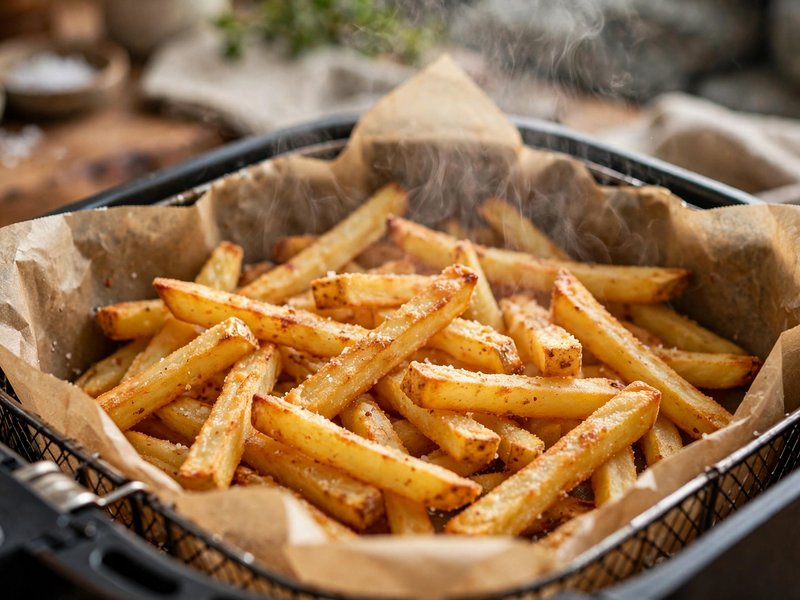 Knusprige Pommes aus dem Airfryer – goldbraun und knusprig