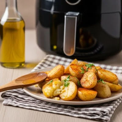 Knusprige Pommes frites aus der Heißluftfritteuse