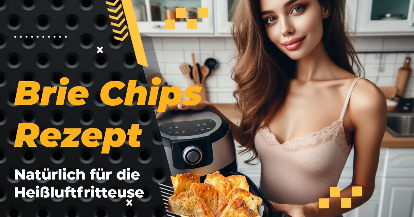  Rezept für knusprige Brie Chips, zubereitet im Airfryer, ideal als Snack oder Vorspeise. 